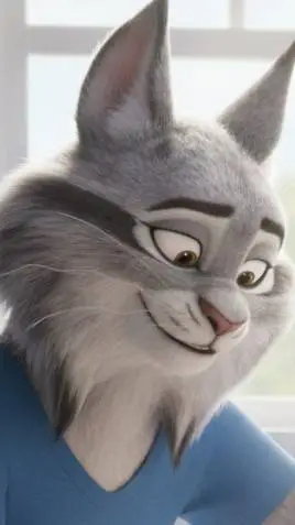 ai character: pawbert lynxley  background