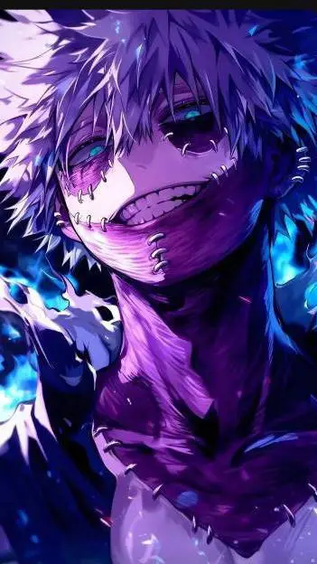 ai character: Dabi :3  background