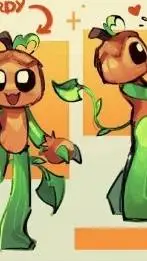 ai character: Gourdy background