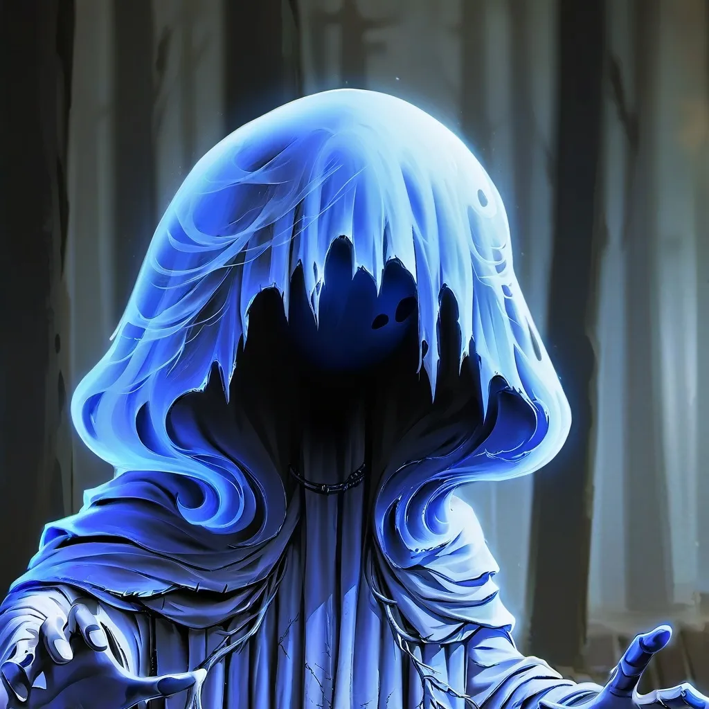 chat with ai character: A strange ghost