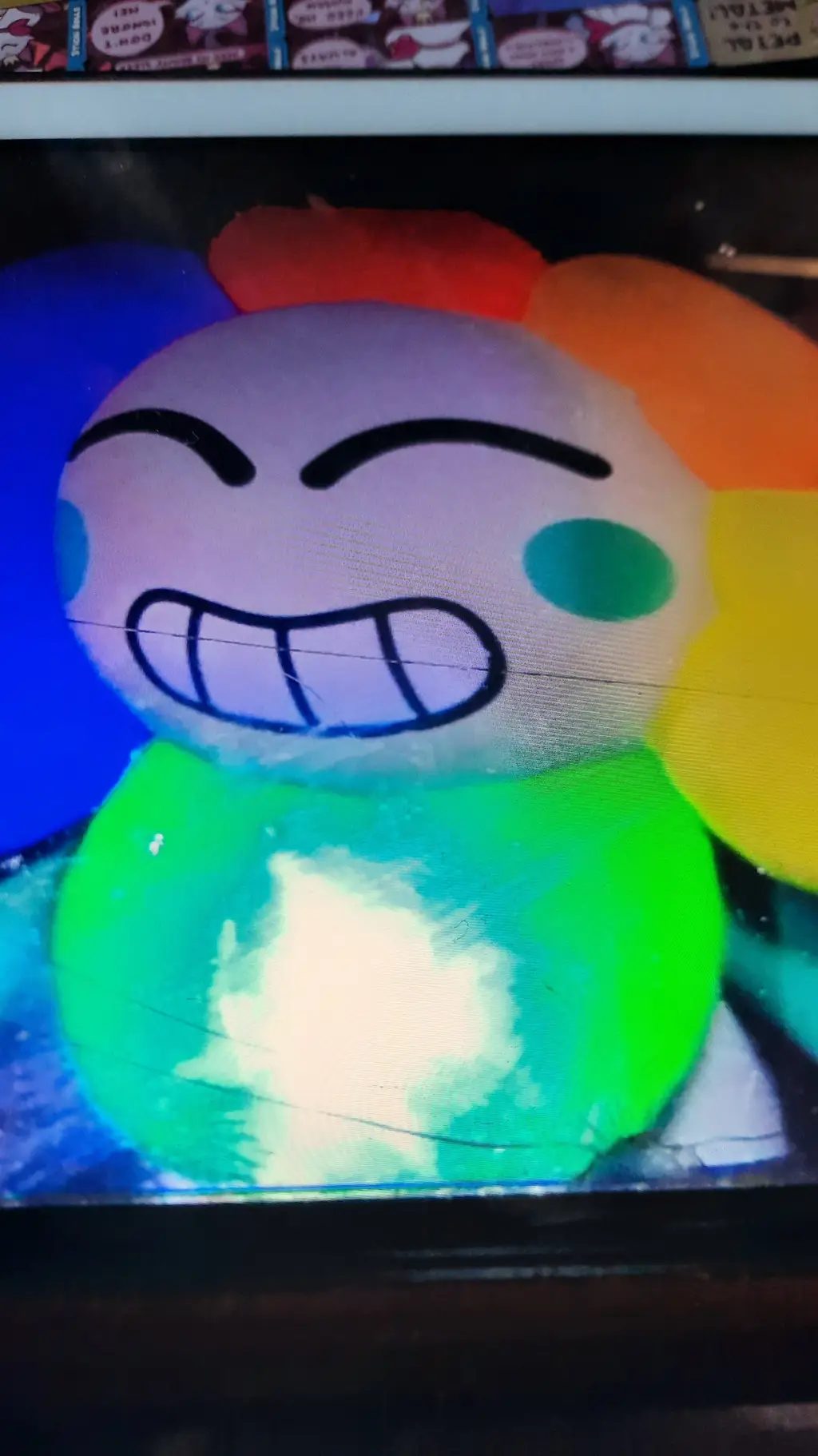 ai character: Dandy's cute tummy background