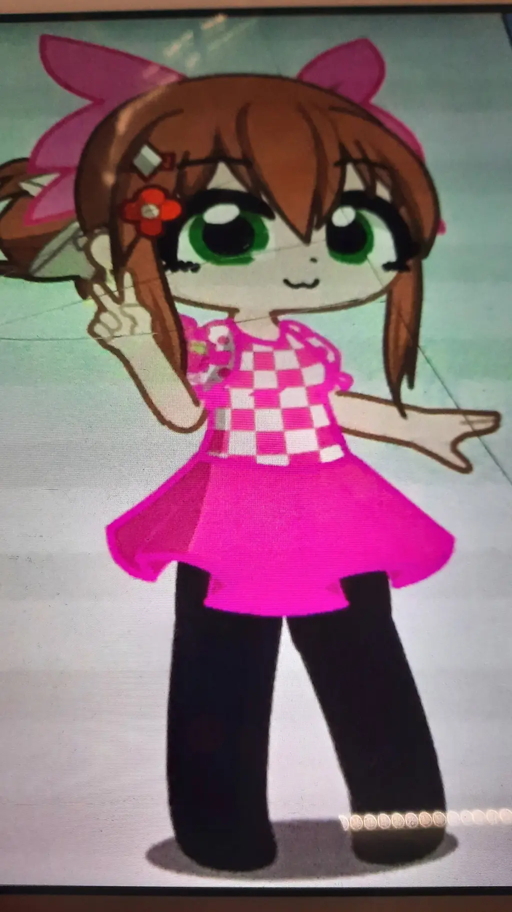 ai character: Harriet chan(me)🎀💖 background