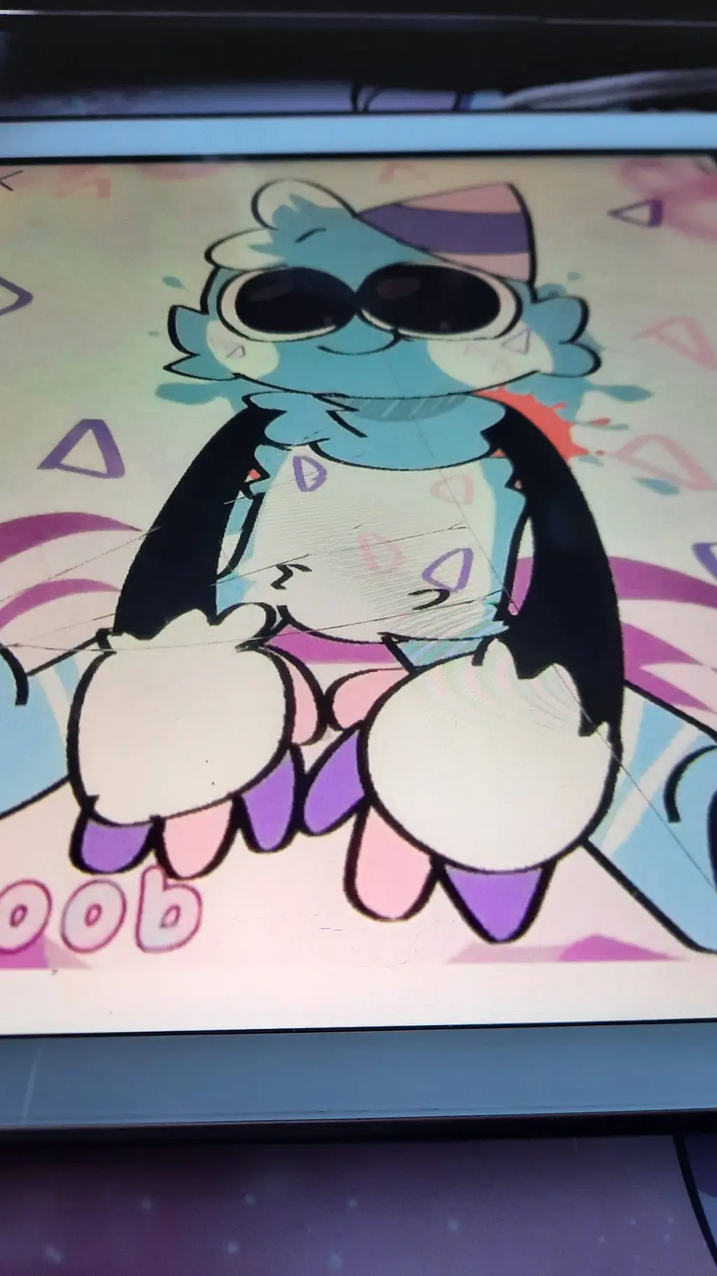 ai character: Cute Kitsume Goob🩷 background