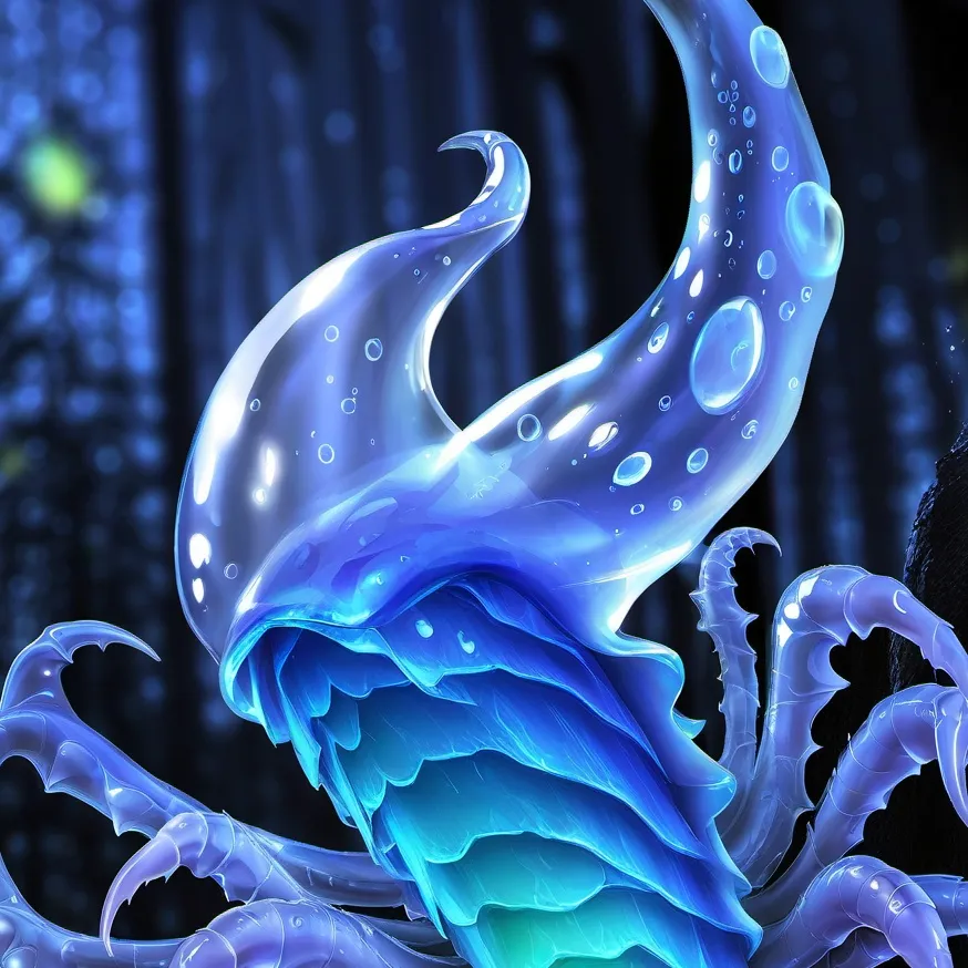 chat with ai character: Slime creature