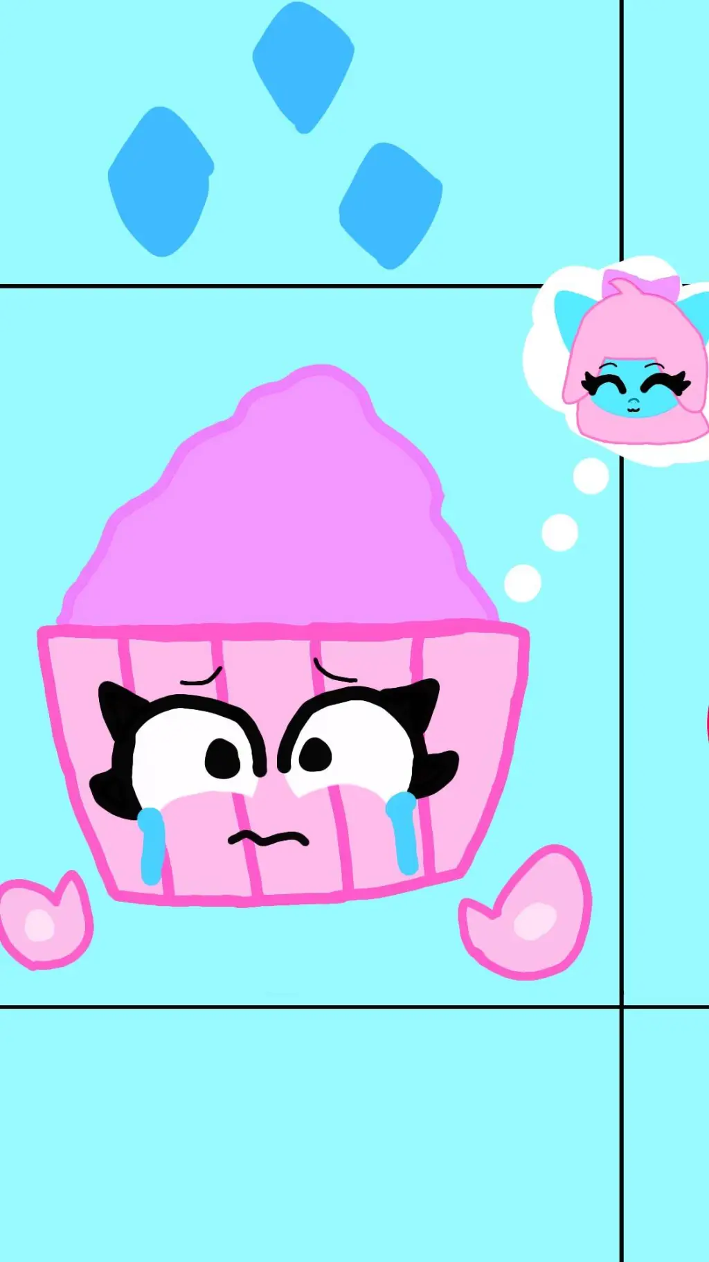 ai character: SF's cutie mark🧁 background