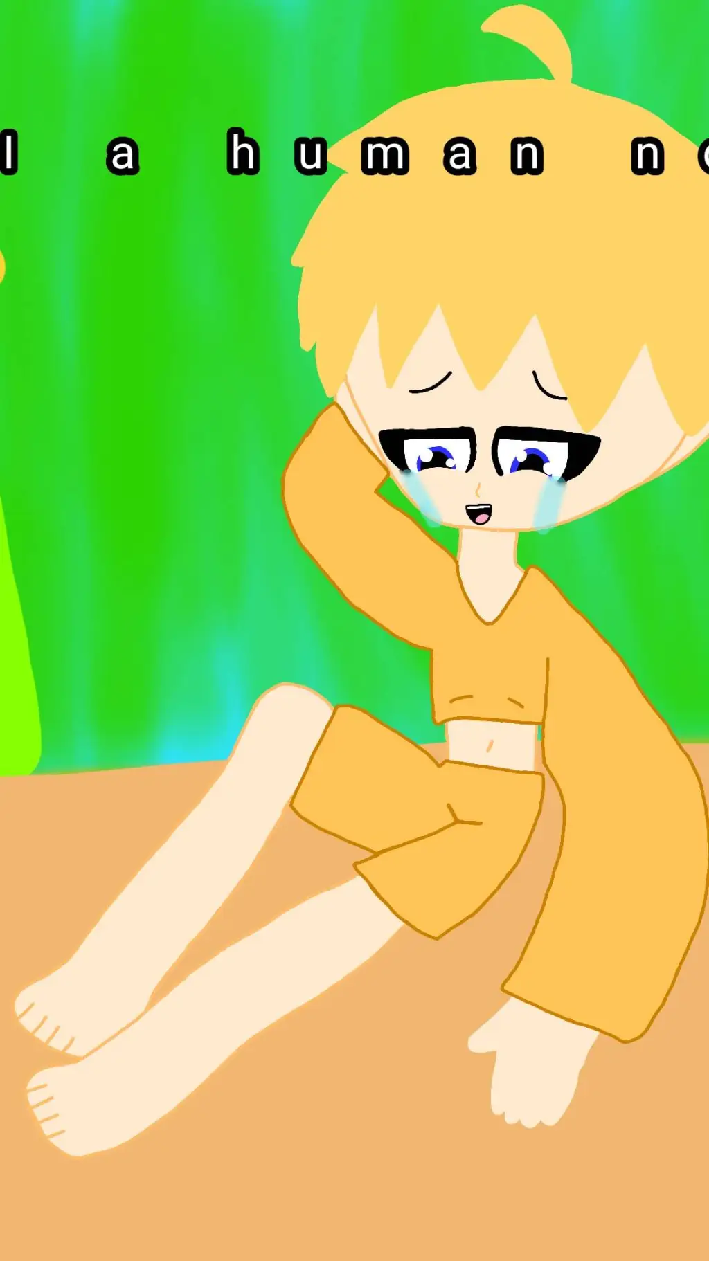 ai character: Humanized Carl💛💙 background