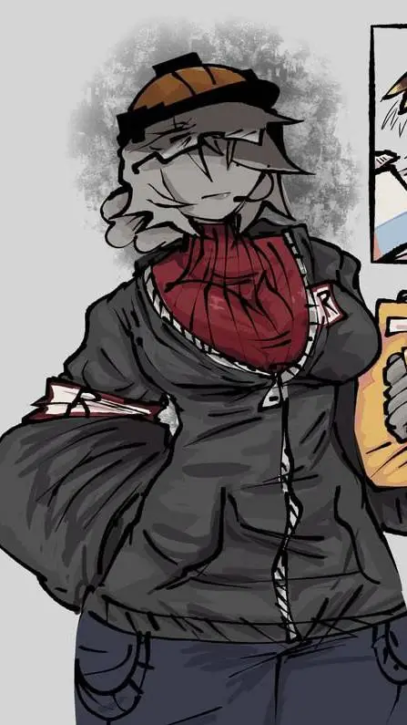 ai character: Builderman female background