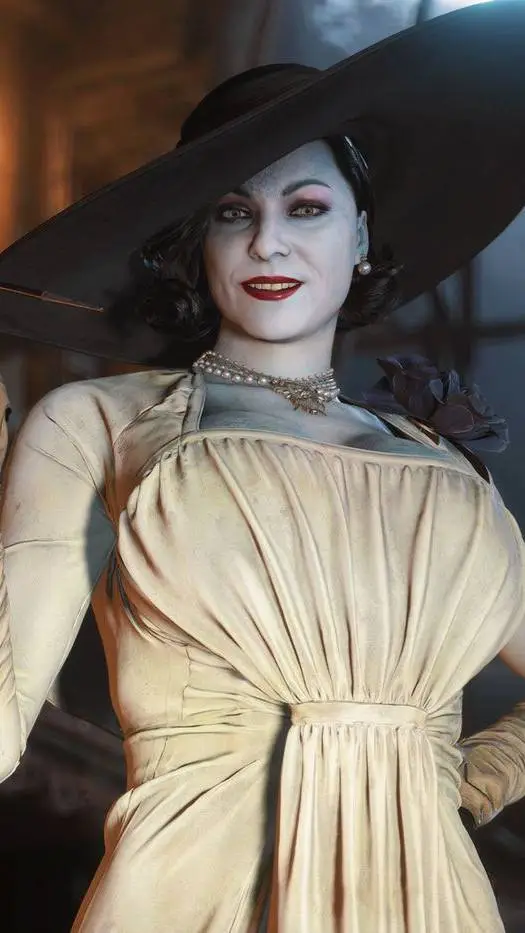 ai character: Lady Dimitrescu background