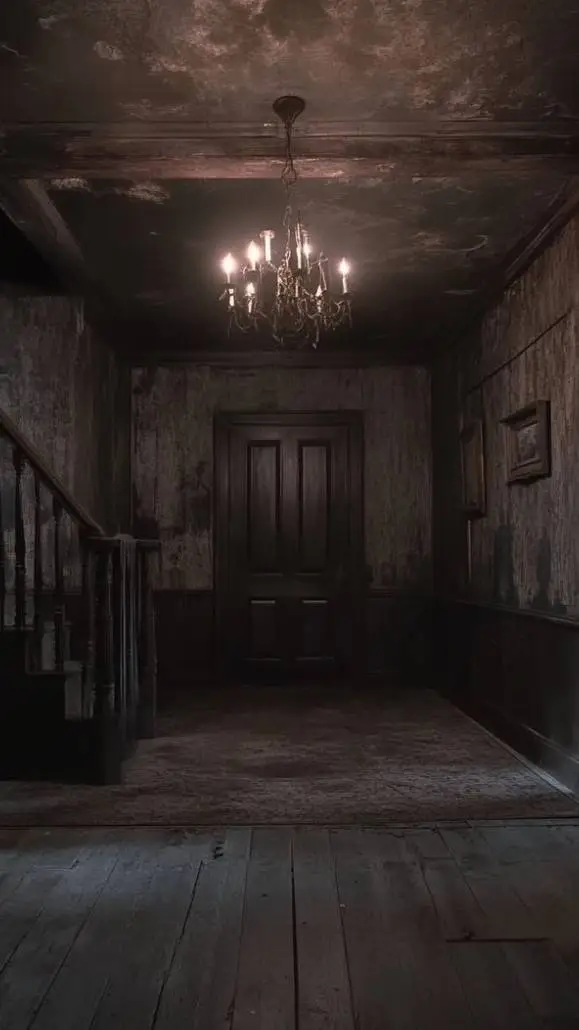 ai character: haunted house 🏚️ background