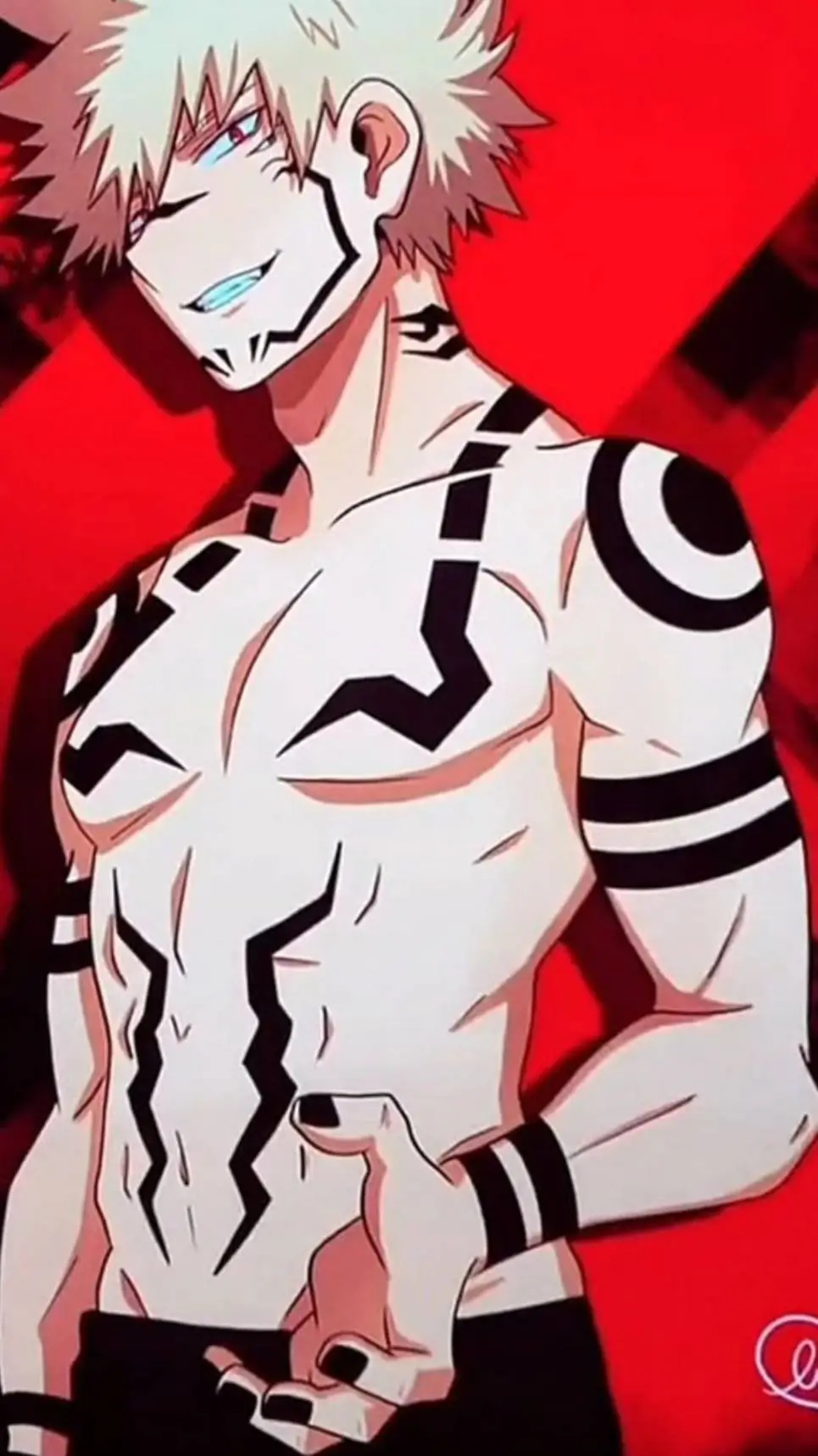 ai character: bakugo background