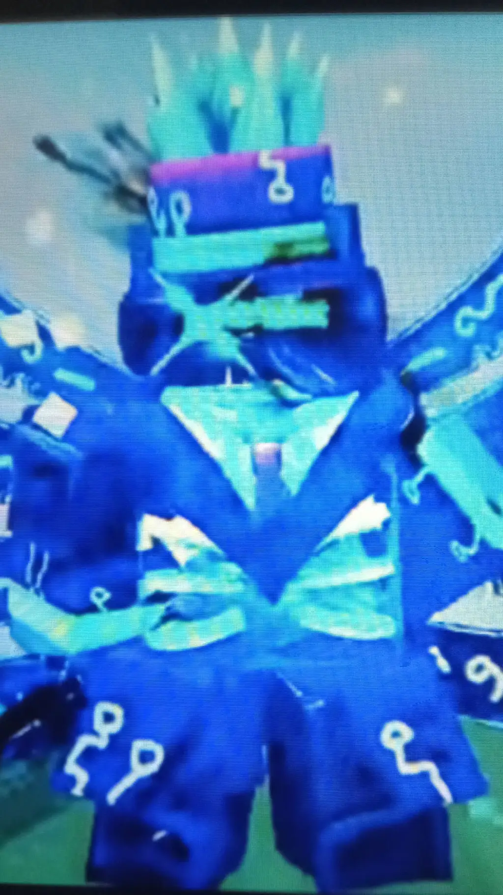 ai character: Crazyblox 1x background