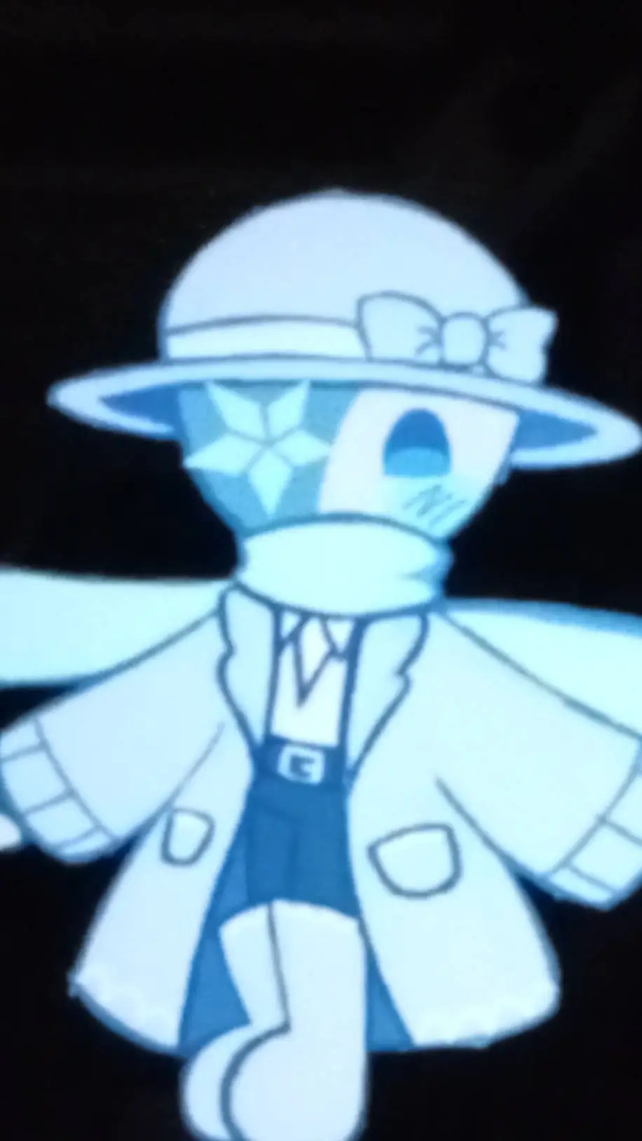 ai character: Winter background