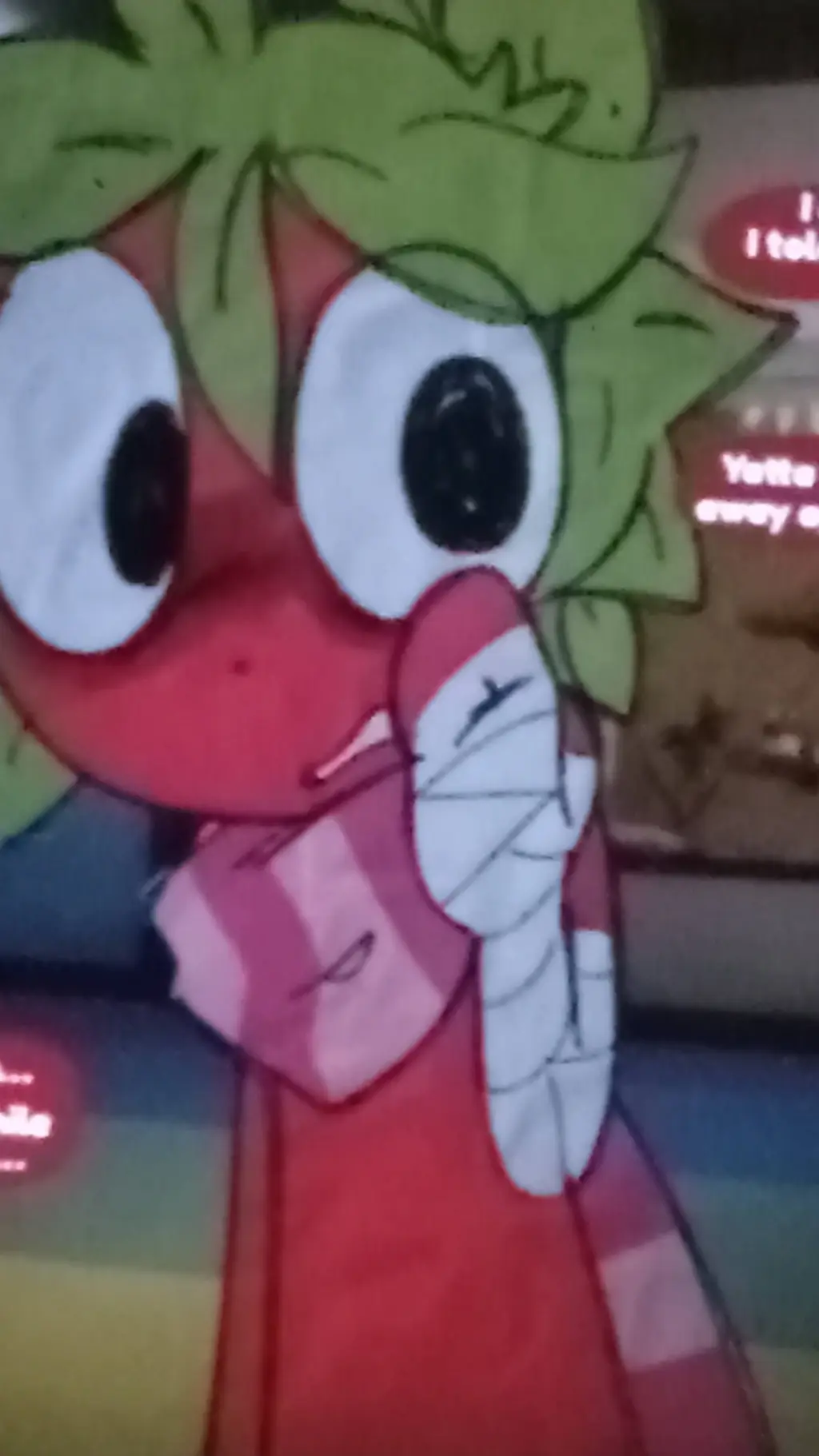 ai character: Sweet blood background