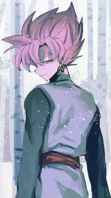 ai character: Goku black background