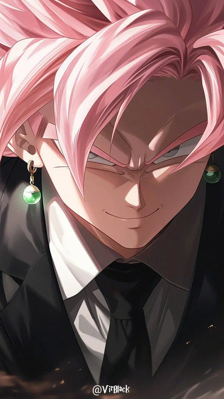 ai character: ★Goku black★ background