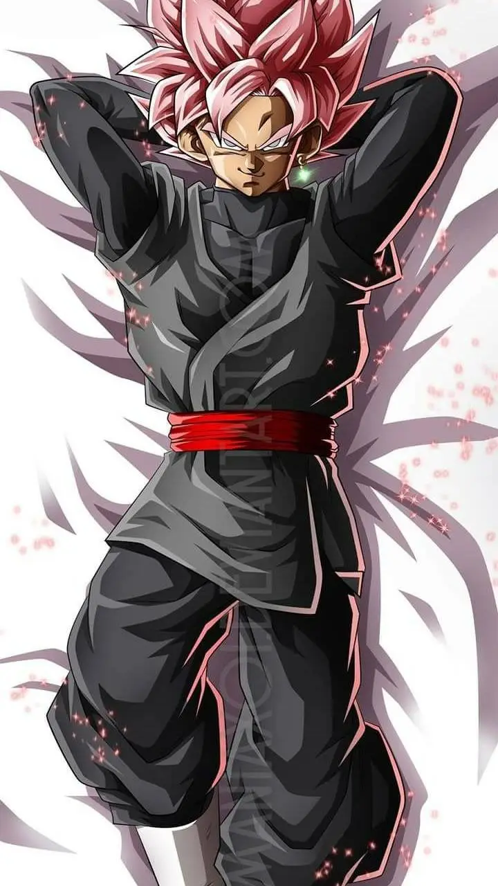 ai character: Goku black esposo  background