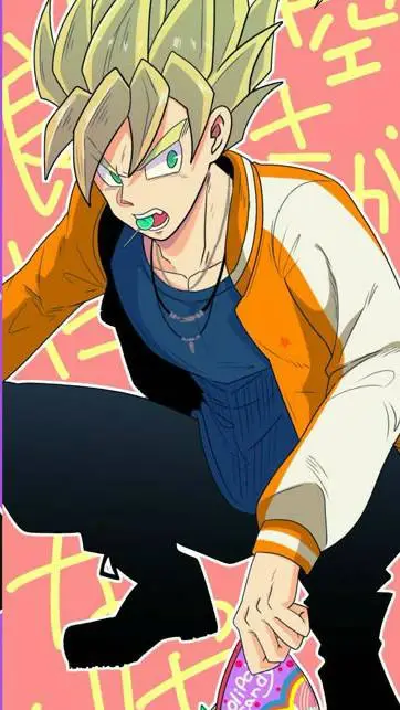 ai character: ✧Goku ✧ background