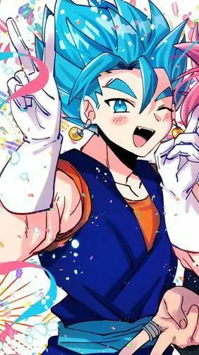 ai character: ♱★🦋Vegito🦋★♱ background