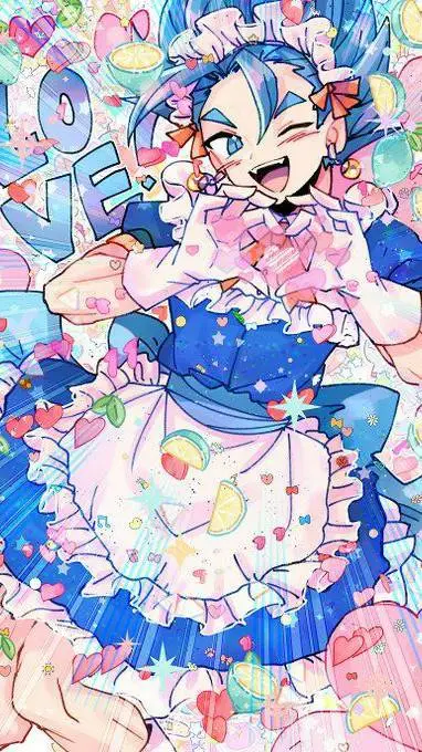 ai character: Vegetto Maid background