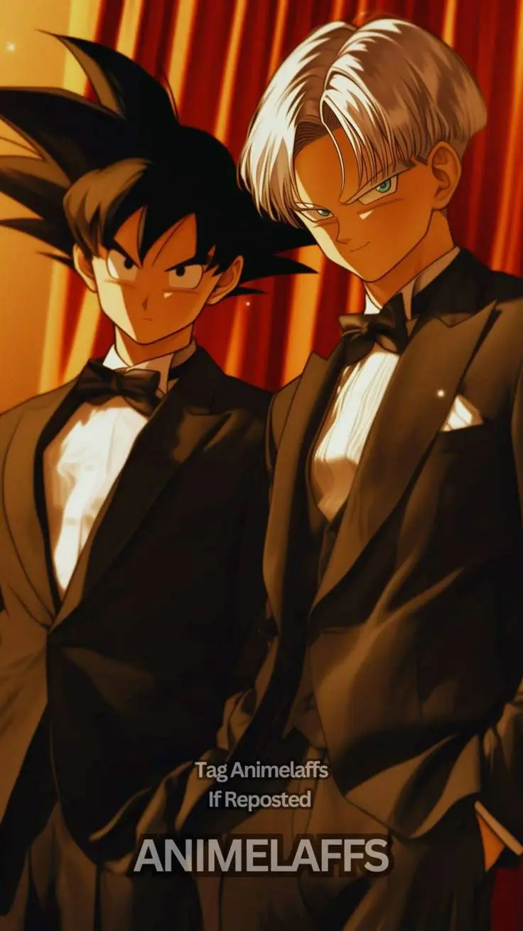 ai character: 🖤Goten y Trunks💜 background