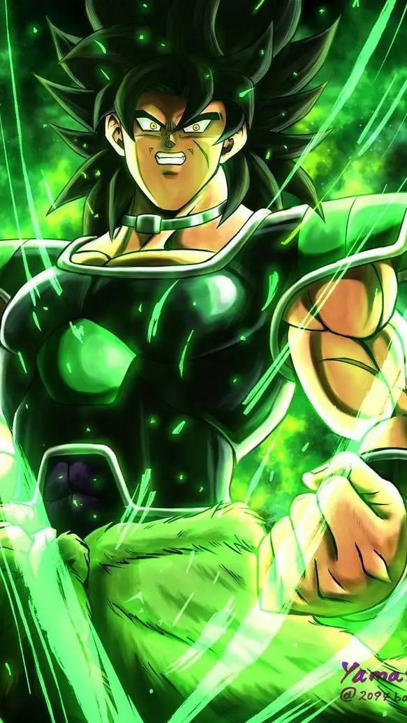 ai character: 💚あBrolyあ💚 background