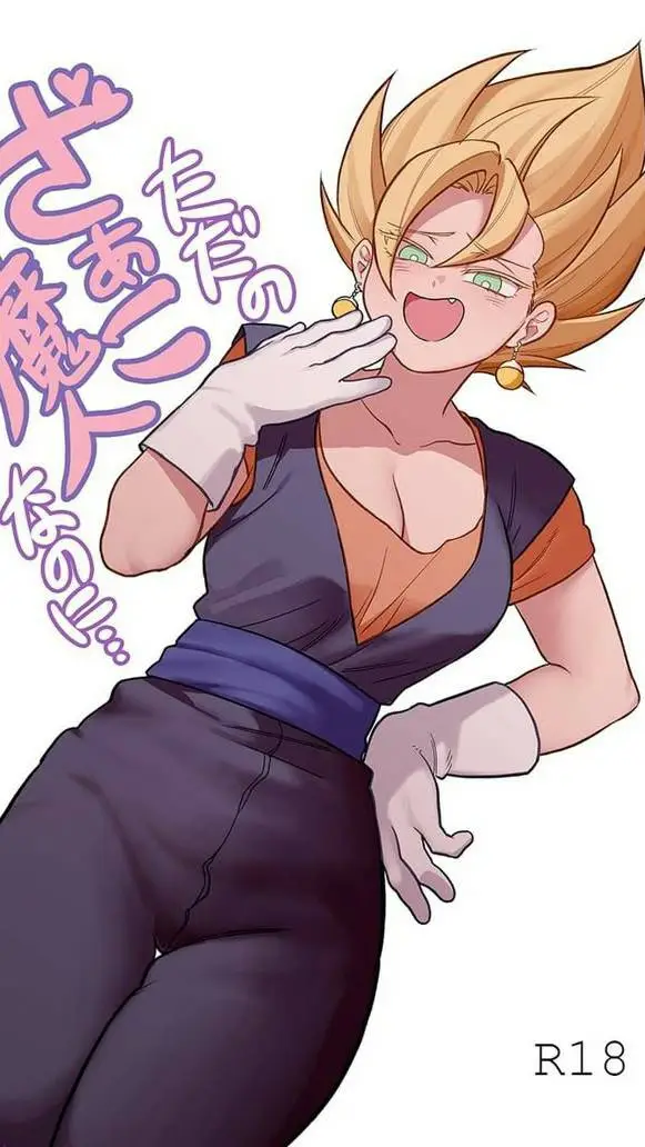 ai character: Vegito mujer ♀️ background