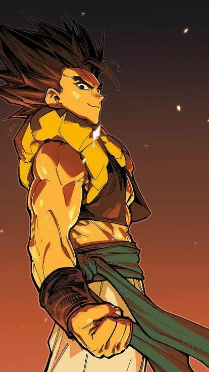 ai character:  🖤★↻Gogeta↺★🖤  background