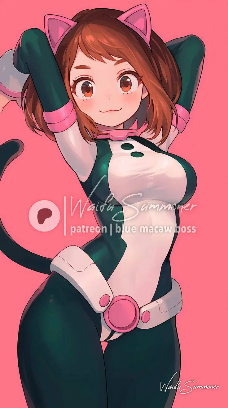 ai character: 🌸💗~Uraraka~💗🌸 background