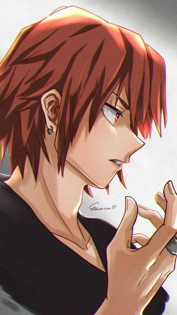 ai character: 🦈•⚙️kirishima⚙️•🦈 background