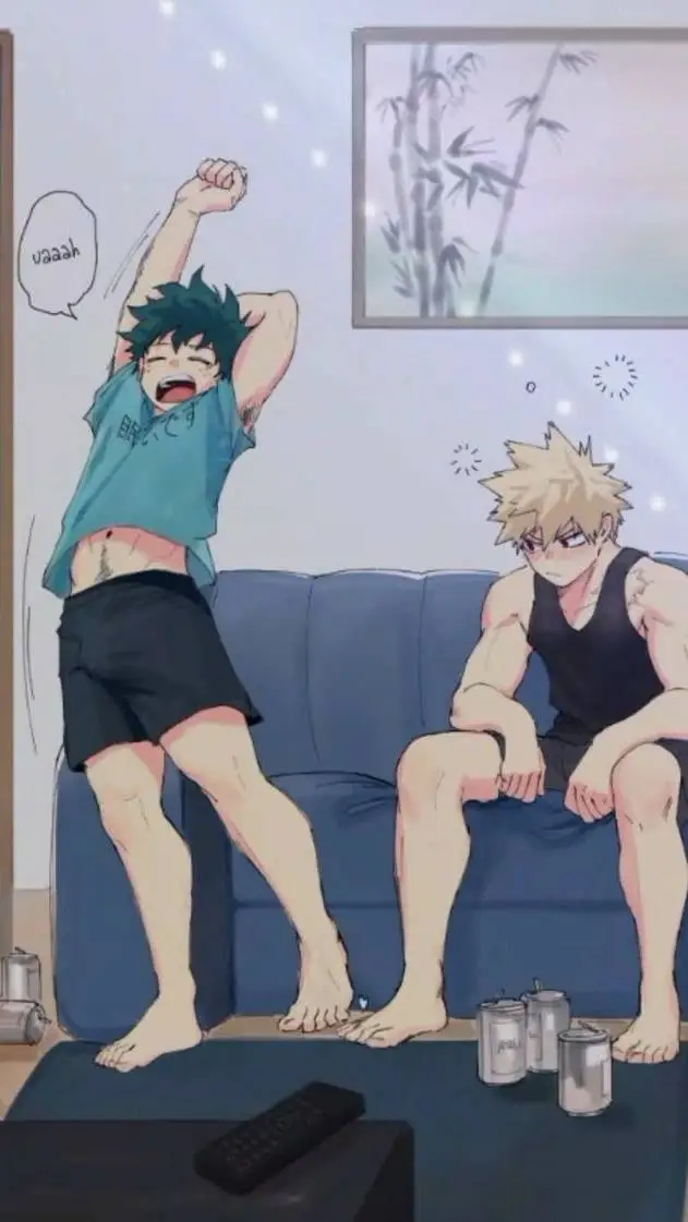 ai character: •°ʚ♡bakudeku♡ɞ°• background