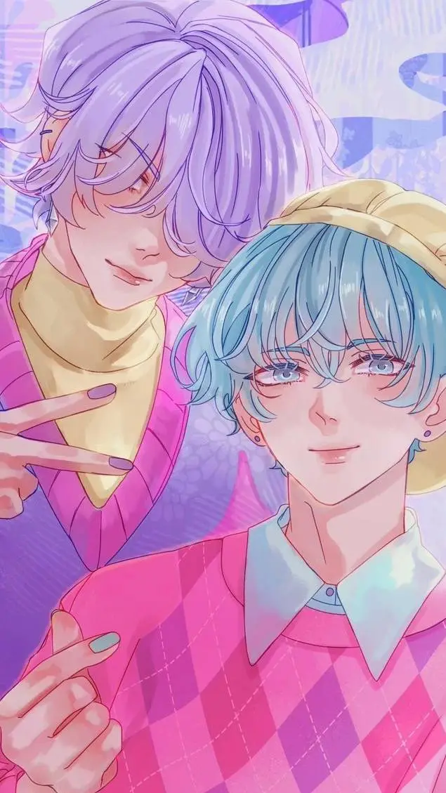 ai character: 💜Mystery VS Baby💙 background