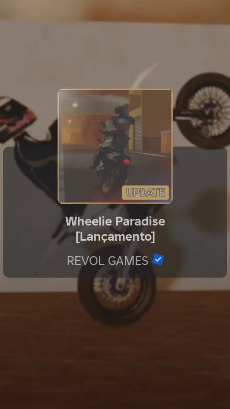 ai character: grau de moto background