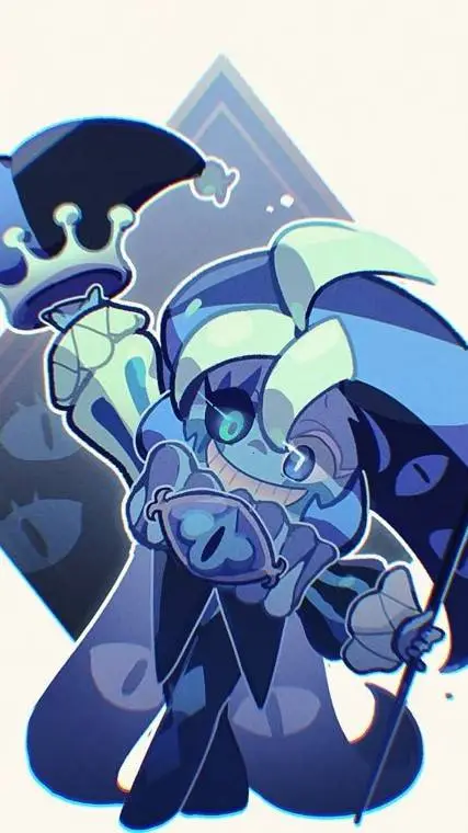 ai character: Shadow milk cookie background