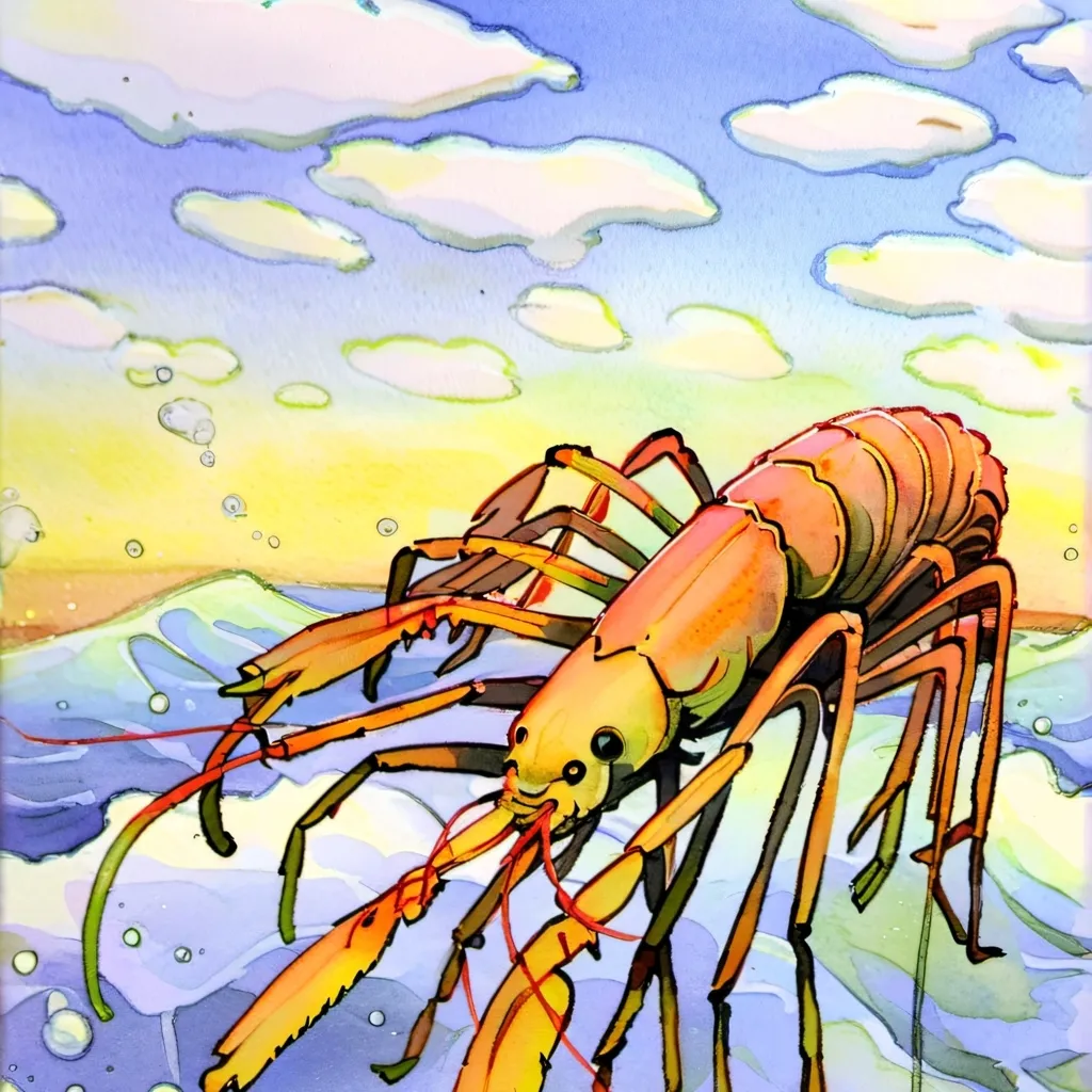 chat with ai character: A magic shrimp