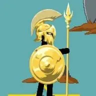 chat with ai character:  a golden spearton