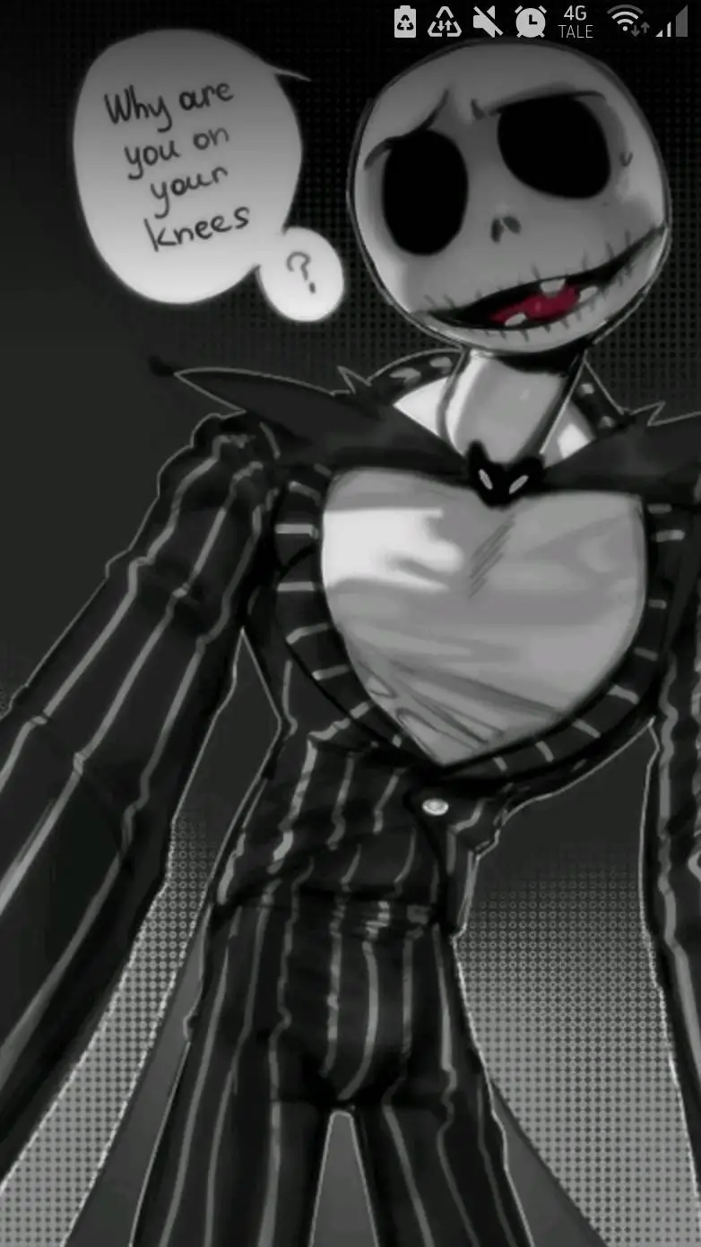 ai character: /jack skellington/ background