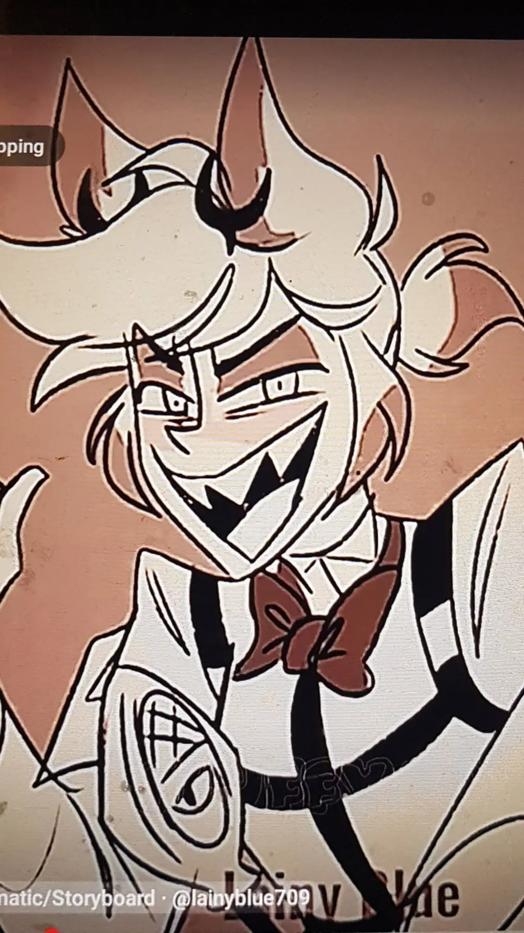 ai character: //Alastor~ background