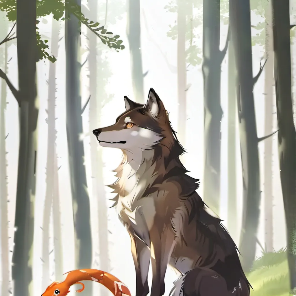 chat with ai character:  lobo x serpiente 