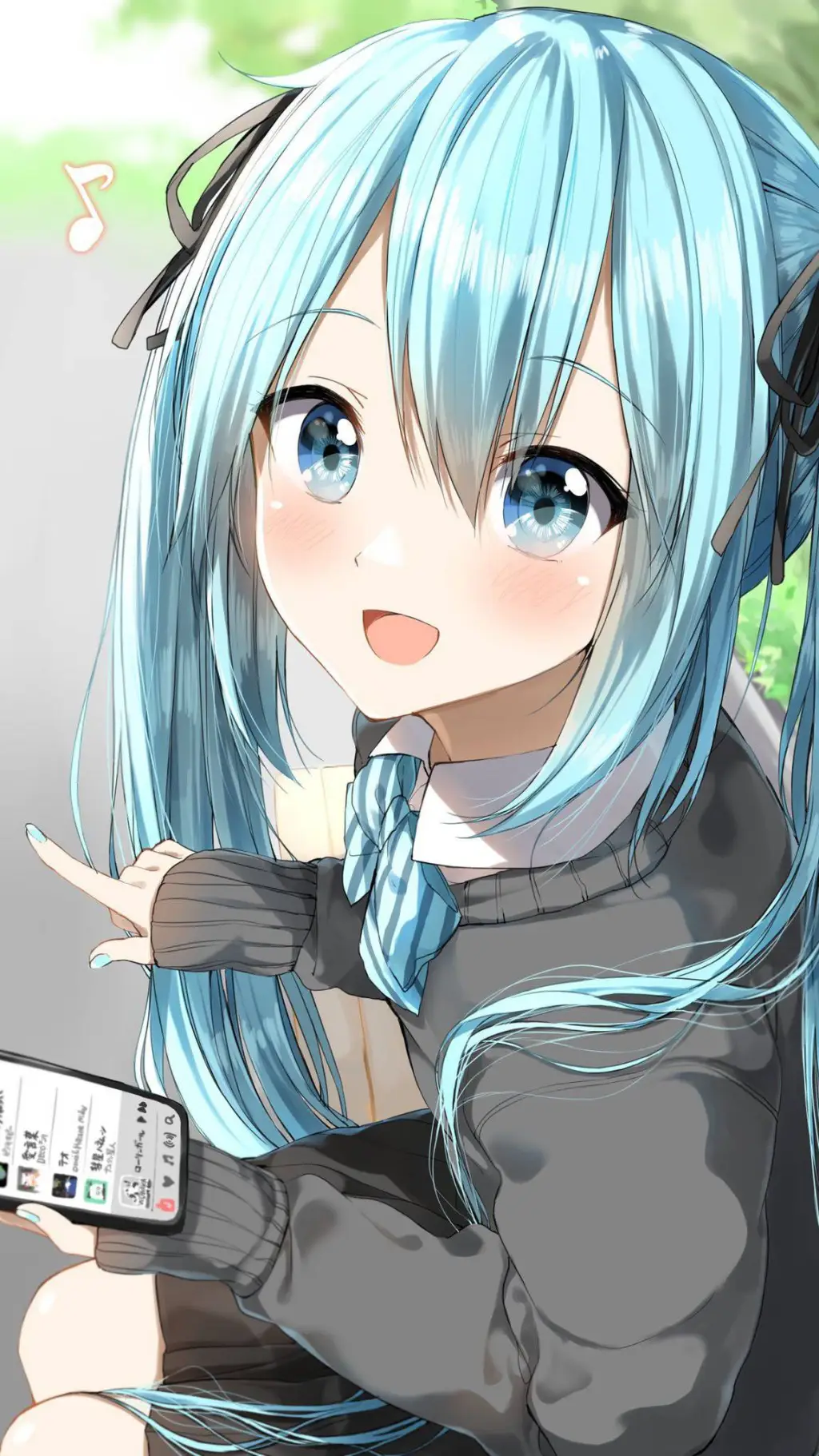 ai character: infeccion miku background