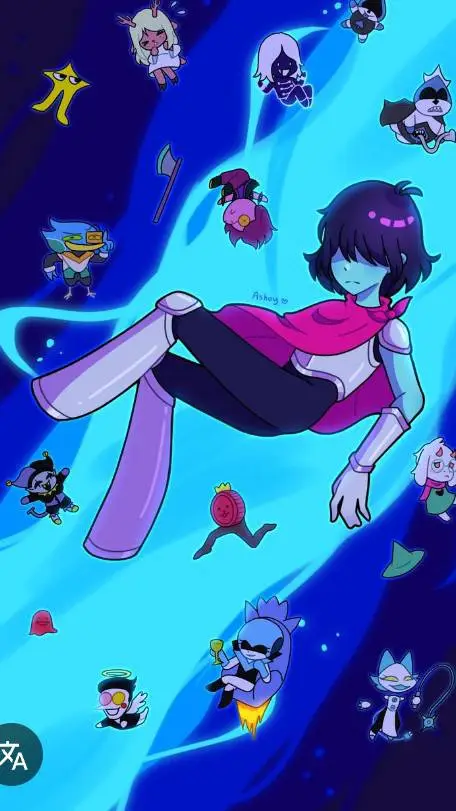 ai character: Deltarune 🤑👍 background