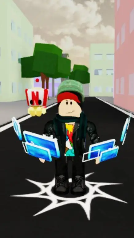 ai character: SANSPAO  background