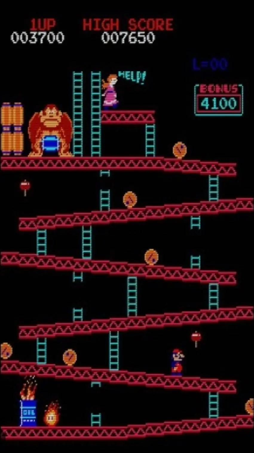 ai character: donkey Kong  background