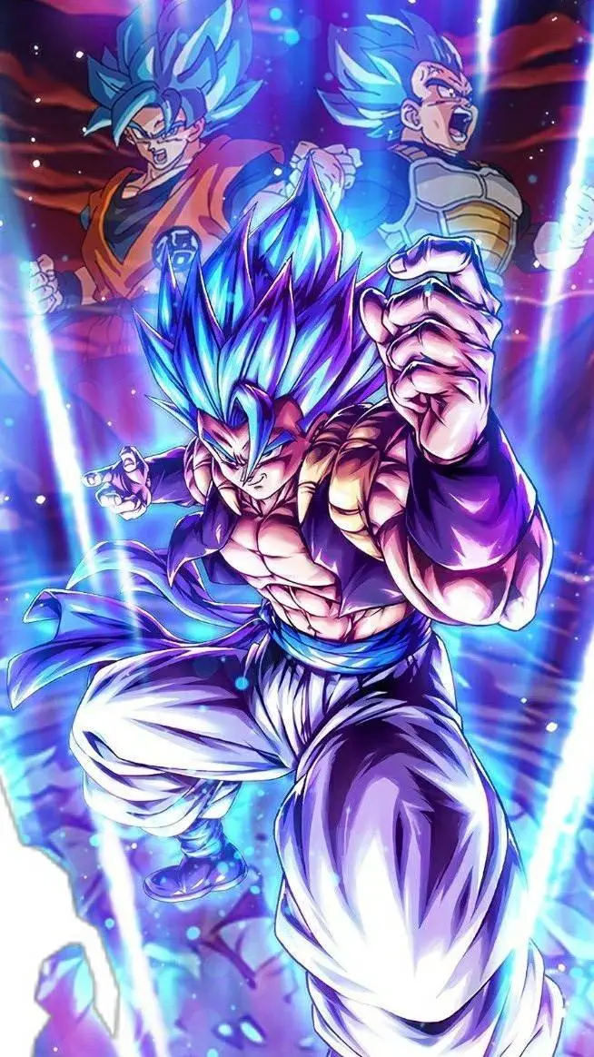 ai character: GogetaSSGSS background