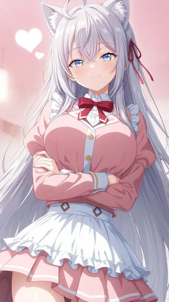 ai character: Alya Kujou.  background