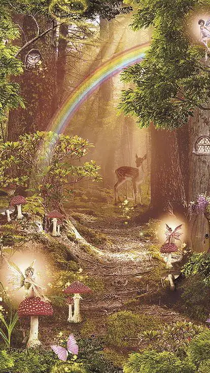 ai character: ✨mundo mágico🧚 background