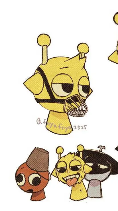 ai character: Simon muzzle background