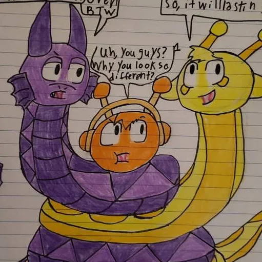 chat with ai character: S and D snakes