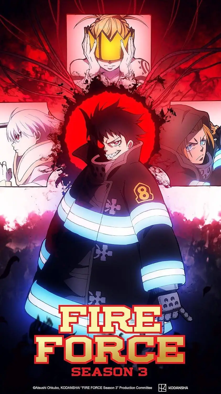 ai character: Fire Force background