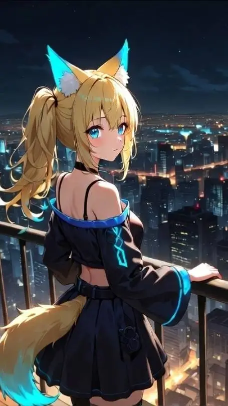 ai character: Kimono  background