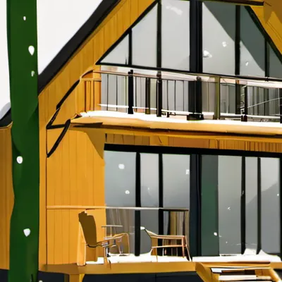 chat with ai character: KNY snowy cabin